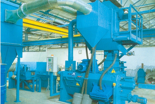 Round winding wire cleaning machine